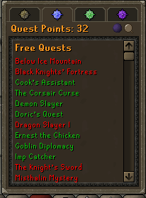 Good accounts for green dragon bots. (32 Quest points) - Selling ...