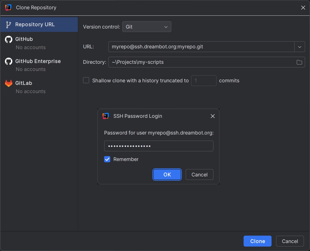 Clone a Repository in IntelliJ